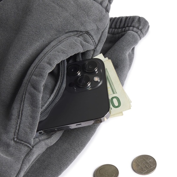 TALENTLESS Relaxed Fleece Jogger Sweatpants Steel Grey Gray Men's Small - Picture 4 of 5